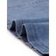 thumbnail image 5 of INSPIRE CHIC Vestido de Mezclilla sin Tirantes y sin Mangas para Mujer, Vestido Mini para Regreso a Clases XL Azul Claro, 5 of 6