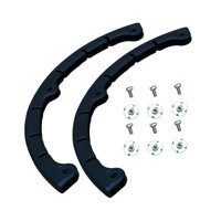 Ioensy - Tiras De Protección Para Snowboard De 2 Piezas Tira De Parachoques De Cubierta De Longboard De Silicona