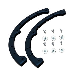 Ioensy - Tiras De Protección Para Snowboard De 2 Piezas Tira De Parachoques De Cubierta De Longboard De Silicona