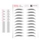 thumbnail image 1 of Tatuajes temporales para cejas Brows by Bossy negro impermeable, 1 of 8