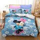 thumbnail image 1 of Minnie cartoon animation comforter set 100% polyester 3D digital print bedding set home textile bed set children's gift Bed Sheets, 1 of 5