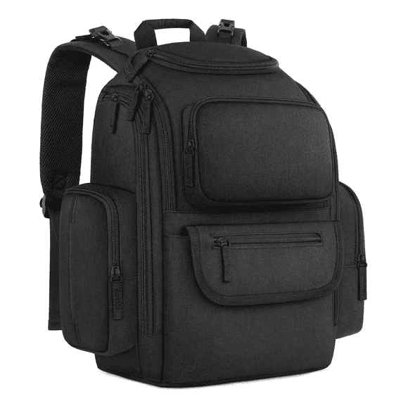 Mochila Belug Pañalera Para Bebé, Impermeable Y Espaciosa negra