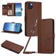 thumbnail image 1 of Funda Cartera Trébol para Samsung Galaxy Note 10 Lite con Ranuras Tarjetas y Carga Inalámbrica Marrón, 1 of 6