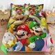 thumbnail image 1 of Super Mario 3-Piece Comforter Set for Bedroom Super Mario Bedding Set for Kids Adults Soft Microfiber Duvet Cover Set with Zipper Closure, 1 of 5