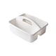 thumbnail image 1 of Caja De Artículos De Limpieza Con Asa, Organizador De Herramientas, Cubo Para Dormitorio, Maquillaje, Jardín, Blanco, 1 of 3
