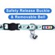 thumbnail image 4 of Collar para gatos Pawtitas que brillan en la oscuridad con hebilla de seguridad separable, 4 of 8