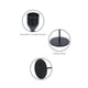 thumbnail image 2 of Pack 3 Porta Vela Candelabro Set 3 Candelabros Negro Mate, 2 of 2