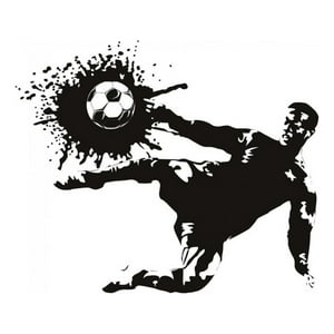 Rienda Libre Graphics - Decomural Football Striker Sports Player Ws-18352