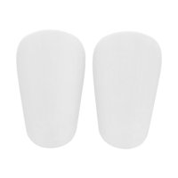 Magideal - 1 Par De Espinilleras De Fútbol, Espinilleras De Pierna, Rodilleras Absorbentes De Golpes, Espinilleras, Protectores De Pantorrilla Para Niños, Niñas, Blanco 6X4X95Cm