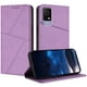 thumbnail image 1 of Funda Cartera Magnética para TCL 405 Protección Antichoque con Ranuras Morado, 1 of 6