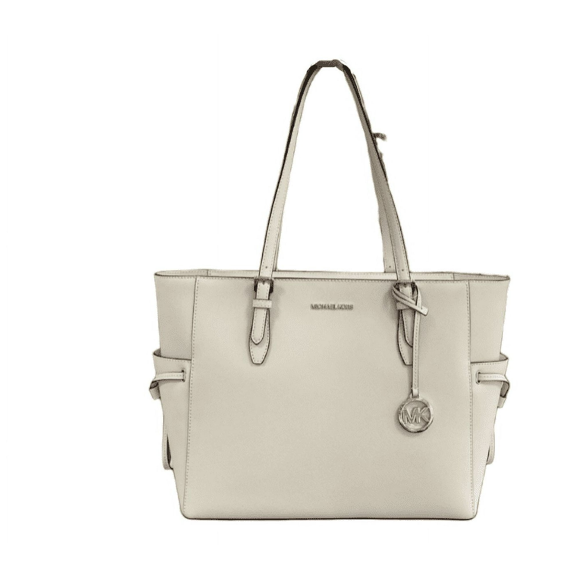 Cartera Michael Kors Gilly Large Jet Set Drawstring Top Zip Tote Blanco