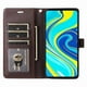 thumbnail image 3 of FOXDOCK Funda tipo Cartera para Xiaomi Redmi Note 9s – Cubierta de Cuero PU con Múltiples Ranuras, Bolsillo para Efectivo y Correa de Muñeca, 3 of 6