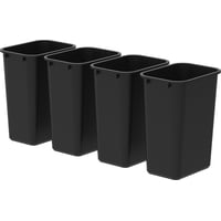 Cesto De Basura Storex Grande Negro 40 L Caja De 4
