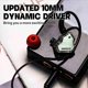 thumbnail image 3 of IEM Linsoul 7Hz Zero:2 con cable, controlador de 10 mm, micrófono Type‑C, 3 of 6