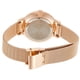 thumbnail image 2 of Pulsera de malla Watch Nine West para mujer, caja de 31 mm, plata y oro rosa, 2 of 6