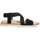 thumbnail image 2 of Sandalias Dr. Scholl's Islander con tiras planas negras de microfibra, 2 of 3