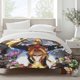 thumbnail image 2 of My Hero Academia Bedding Sets Bed Cartoon Duvet Cover Lightweight 3 Piece Bet Sets for Kids Boys Girls, 2 of 5