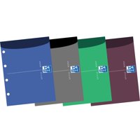 Block A4 De 80 Hojas Cuadriculado Oxford Colores Surtidos