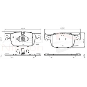 Pastillas Freno Para Auto Allied Nippon Adb02374