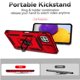thumbnail image 2 of Funda Resistente Anillo Soporte Samsung Galaxy A22 5G Privacidad Cámara Montaje Magnético Rojo, 2 of 5