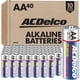 thumbnail image 1 of Batería ACDelco doble AA de 1,5 V, paquete de 40 unidades, superalcalinas, 1 of 6