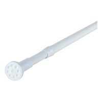 Metalhsa - Barra Extensible Para Duchas 75 A 115 Cm Plastificado 25 Mm