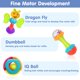 thumbnail image 5 of Set de juguetes Baby Rattles iPlay iLearn Infant Grab N Shake, 5 of 7