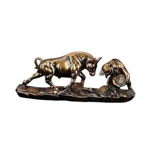Bothyi - Escultura Animal Realista Creativa Para Escritorio Decoración De Oficina Sala De Estar S Cobre