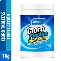 Cloro Tableta Triple Acción Pote 1 Kg 1 Un Lider