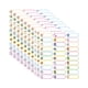 thumbnail image 5 of 10pcs Clasificación Nombre de calcomanía Designaciones de índice práctico Multi -Color -note -Nombre de agua Pegatizas de nombres para vacaciones de g, 5 of 5