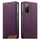 thumbnail image 1 of Funda Tipo Cartera de Cuero Sintético para Samsung Galaxy S20 FE Bloqueo RFID, con Ranuras para Tarjetas y Bolsillo para Efectivo, Cierre Magnético Fuerte Morado, 1 of 6