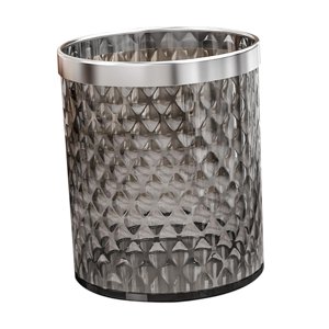 Bothyi - Elegante Papel De Basura De La Basura Del Lavado De Lavabo En La Papelera De Basura 16 L Para La Cocina Cocina De La Oficina Gris