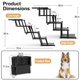 thumbnail image 3 of Escalera para Perros PetRuna Plegable de 5 Peldaños Antideslizante para Perros Grandes, 3 of 6