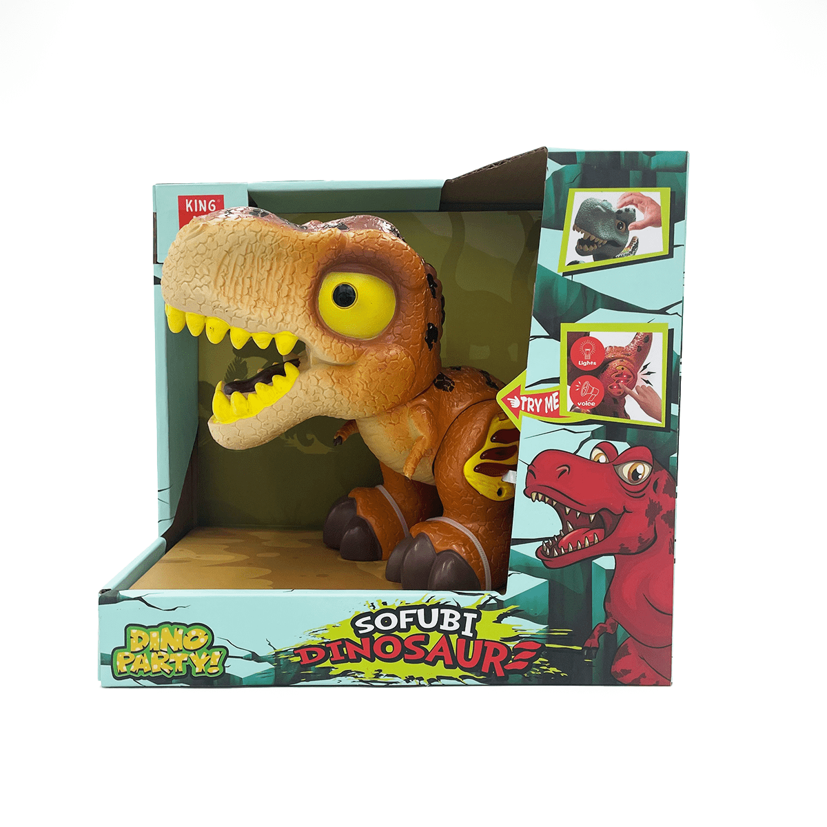 Dinosaurio Cabezón T-rex Magnetics