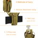 thumbnail image 5 of Funda porta herramientas Depring de nailon resistente MOLLE, color beige, 5 of 8