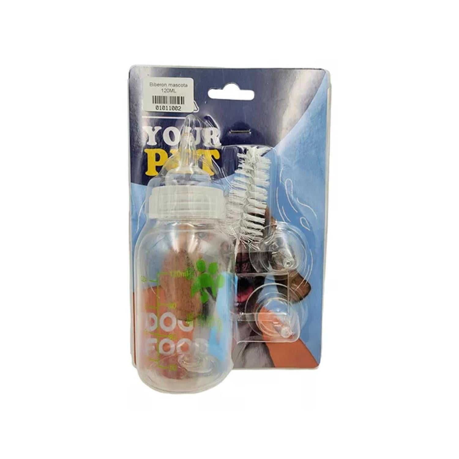 Genérico - Mamadera Biberon Tetero Para Perros Y Gatos Mascotas 120ml