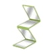 thumbnail image 5 of Espejo De Autocorte Espejo Compacto Plegable Para Bolso De Mano Espejo De Corte De Pelo Para Hombres Y Mujeres Verde, 5 of 5