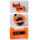 thumbnail image 3 of Patines Zapatillas Ajustable Luz Led 2 Ruedas Unica Naranja, 3 of 3