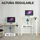 thumbnail image 2 of Escritorio De Lujo Ergonomico Electrico De 120 Cm Con Altura Ajustable Color Blanco, 2 of 4