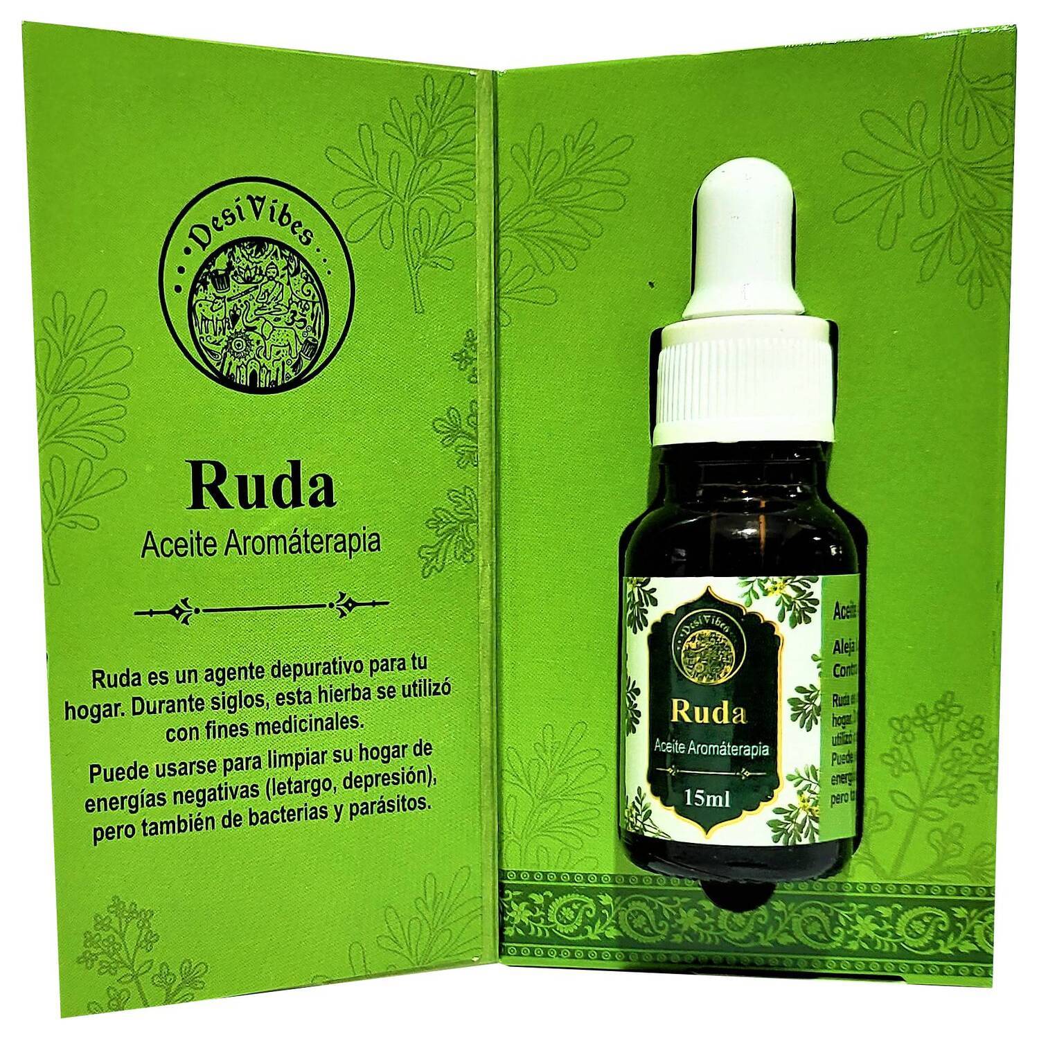 Aceite Aromaterapia Ruda - Desi Vibes
