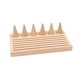 thumbnail image 5 of Soporte De Exhibición De Joyería Adorno Anillos De Cono De Madera Bandeja De Almacenamiento Para Hija 6 Cono 6 Ranura, 5 of 5