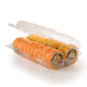 thumbnail image 1 of Contenedor Sushi Pet Transparente 243 2 Rolls Pack 50 Unidades, 1 of 2