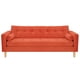thumbnail image 1 of Sofa Retro 3cg Felpa 05 Naranja, 1 of 6