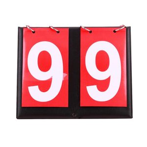 Ioensy - El Marcador De Puntuación De 2 Dígitos Levanta El Marcador De Mesa Para La Pelota De Baloncesto Roja