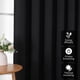 thumbnail image 5 of Cortinas Blackout Joydeco para puertas corredizas para patio, 100 x 275 cm, color negro, 5 of 7