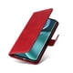 thumbnail image 5 of Funda Billetera para Honor Magic 4 con Porta Tarjetas y Soporte Ajustable Rojo, 5 of 5