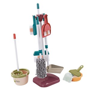 Bothyi - Juego De Escoba, Recogedor Y Fregona De Juguete De Limpieza Para Niños, Juguete Para Juego De Imitación Para Niños, 13 Uds.