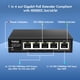 thumbnail image 3 of Extensor PoE Yuanley de 5 puertos Gigabit 4, salida PoE, 90 W, entrada 1000 Mbps, 3 of 7