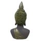 thumbnail image 2 of Figura decorativa cabeza buda plomo dorado, 2 of 3