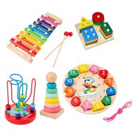 Bothyi - Reloj Didáctico Montessori Sensorial Toys Activity Center Para Niños De 2 A 3 Años En Adelante